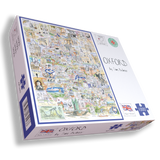 Tim Bulmer Oxford 1000 Piece Jigsaw Puzzle – Fun Map of the City of Dreaming Spires