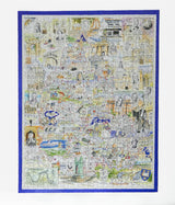 Tim Bulmer Oxford 1000 Piece Jigsaw Puzzle – Fun Map of the City of Dreaming Spires