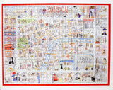 Tim Bulmer London 1000 Piece Jigsaw Puzzle – Comical Map with Landmarks & Cockney Humour