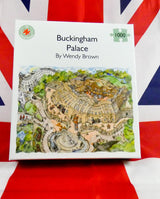 Wendy Brown Buckingham Palace 1000 Piece Jigsaw Puzzle – Topsy-Turvy London Palace Scene