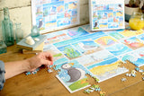 Louise Stocker A Day at the Seaside 1000 Piece Jigsaw Puzzle – Calming Coastal Illustration