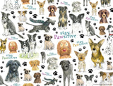 Stay Pawsitive 500 Piece Jigsaw Puzzle – Dog Lovers' Gift, Artwork by Catherine Redgate