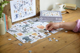 Stay Pawsitive 500 Piece Jigsaw Puzzle – Dog Lovers' Gift, Artwork by Catherine Redgate