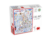 Tim Bulmer England 1000 Piece Jigsaw Puzzle – Humorous Map of English Culture, 66 x 50cm