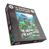 Horror Line Creature from the Black Lagoon 1000 Piece Jigsaw Puzzle – Classic Gill-Man Horror Movie Puzzle