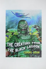 Horror Line Creature from the Black Lagoon 1000 Piece Jigsaw Puzzle – Classic Gill-Man Horror Movie Puzzle