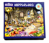 Mike Jupp Nipperling 1000 Piece Jigsaw Puzzle – Harvest Festival Mouse Scene, 66 x 50cm