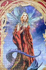 Alchemy Starfall on Avalon 1000 Piece Jigsaw Puzzle – Fantasy Fairy and Dragon Puzzle