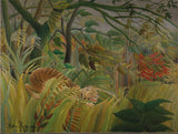 National Gallery Surprised! 1000 Piece Jigsaw Puzzle – Henri Rousseau Tiger Artwork, Recyclable Box