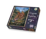 Alchemy Dragons of the Runering 1000 Piece Jigsaw Puzzle – Magical Fantasy Dragon Soldier Puzzle, 66 x 50 cm