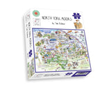 Tim Bulmer North York Moors 1000 Piece Jigsaw Puzzle – Fun Illustrated Map with Local Landmarks