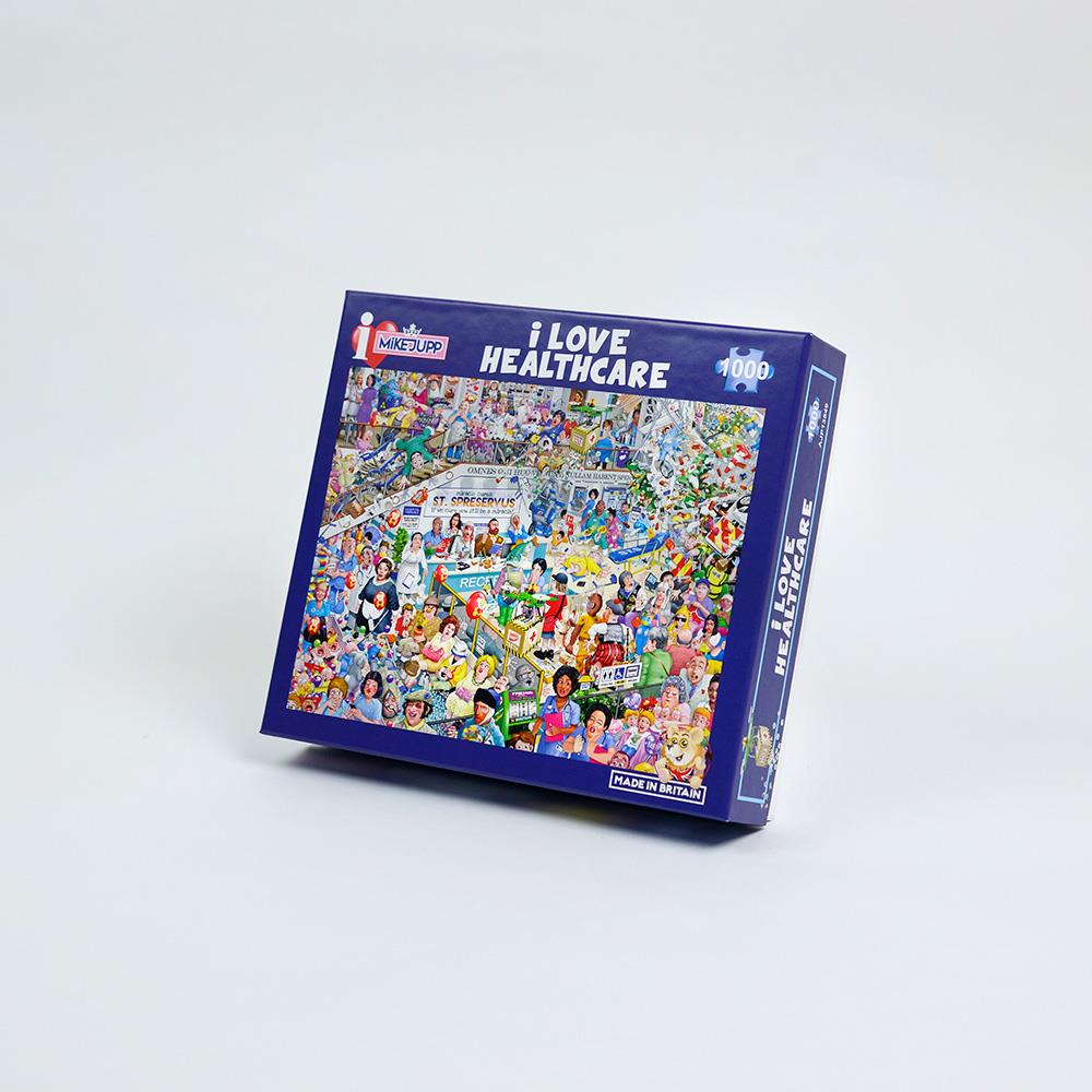 Mike Jupp I Love Healthcare 1000 Piece Jigsaw Puzzle – Hilarious Hospital Cartoon Scene