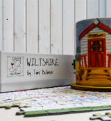 Tim Bulmer Wiltshire 1000 Piece Jigsaw Puzzle – Comical County Map with Fun Local Facts, 66 x 50cm