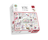 Tim Bulmer Wine 1000 Piece Jigsaw Puzzle – Illustrated Wine Facts and Vocabulary, 66 x 50cm