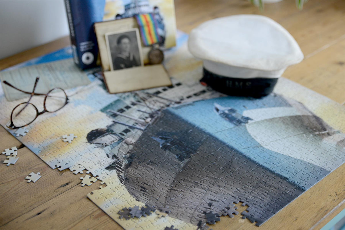 Imperial War Museum HMS Belfast 1000 Piece Jigsaw Puzzle – Maritime Naval History, D-Day 80th Anniversary