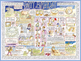Tim Bulmer Happy Birthday 1000 Piece Jigsaw Puzzle – Fun Birthday Facts and Gift Ideas, 66 x 50cm