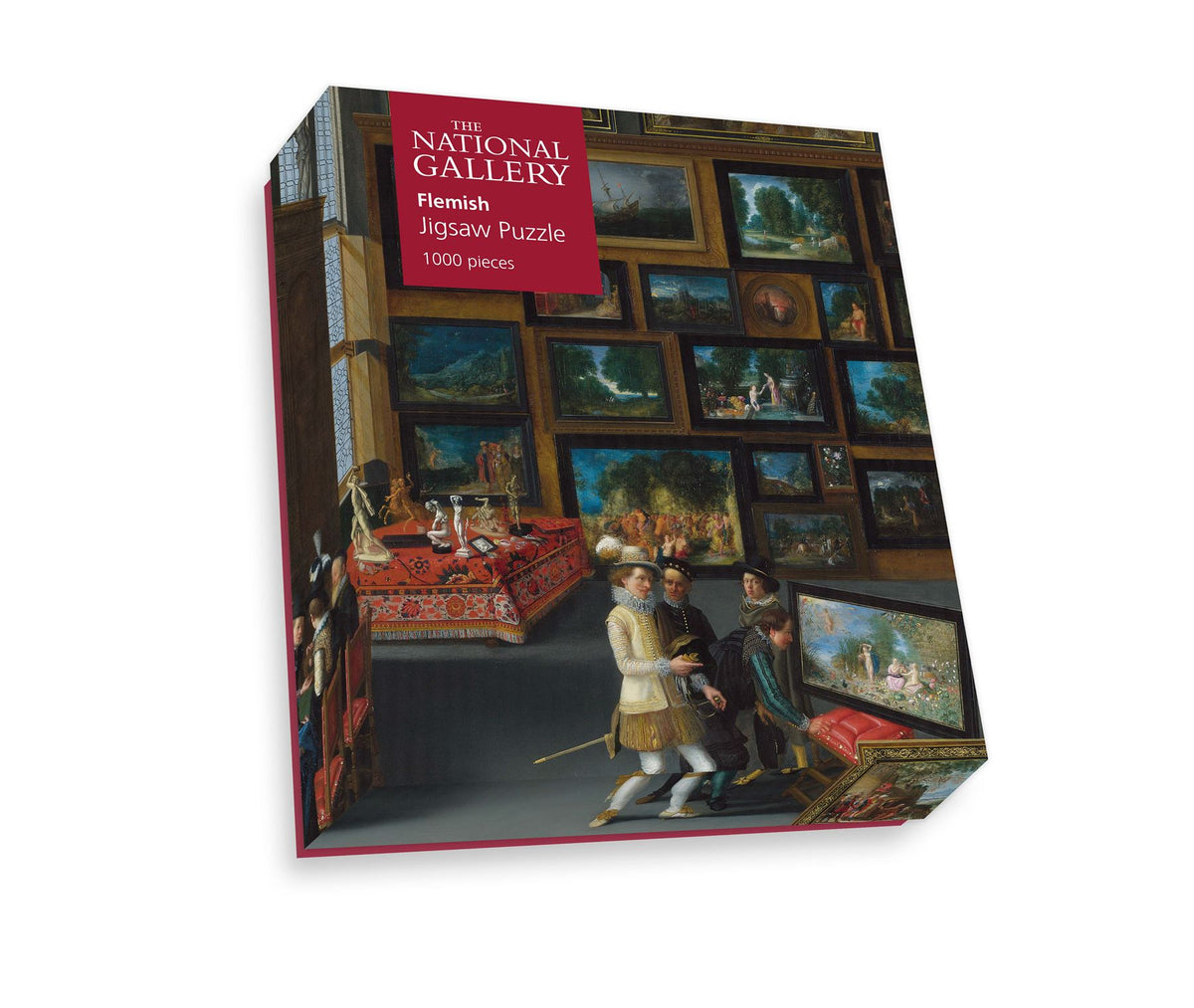 National Gallery Cognoscenti in a Room hung with Pictures 1000 Piece Jigsaw Puzzle – Flemish Art, 66 x 50cm