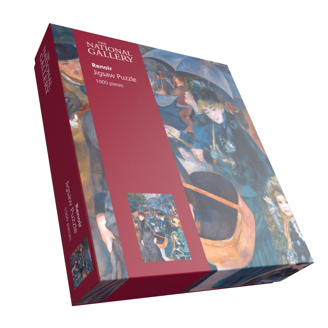 National Gallery The Umbrellas 1000 Piece Jigsaw Puzzle – Renoir Parisian Street Scene