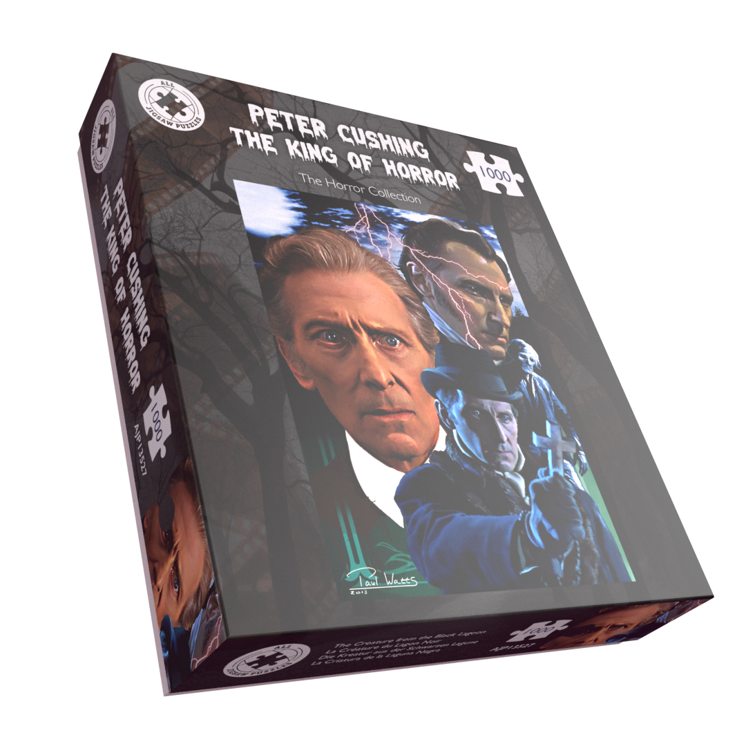 Peter Cushing King of Horror 1000 Piece Jigsaw Puzzle – Classic Horror Movie Gift, 66 x 50cm