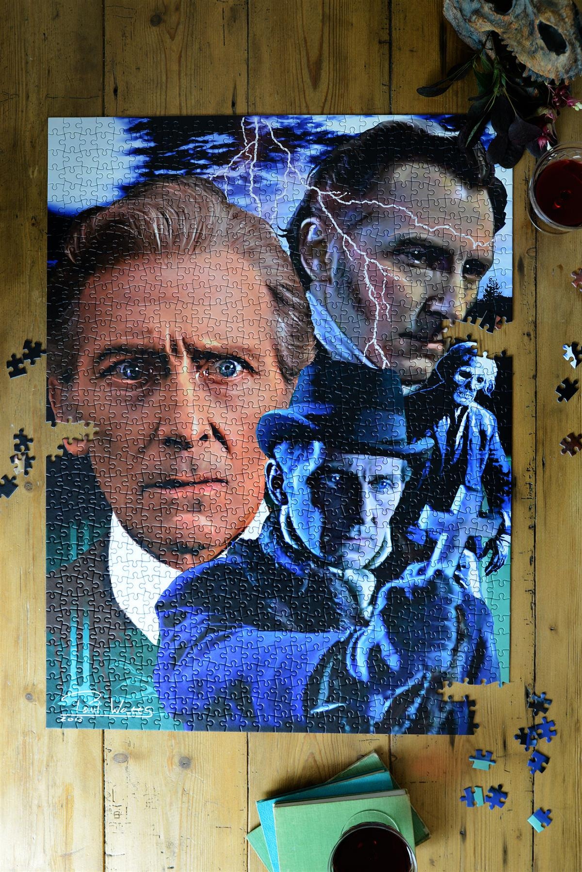 Peter Cushing King of Horror 1000 Piece Jigsaw Puzzle – Classic Horror Movie Gift, 66 x 50cm