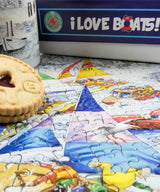 Mike Jupp I Love Boats 1000 Piece Jigsaw Puzzle – Chaotic Sailing Scene, Made in Britain, 66 x 50cm