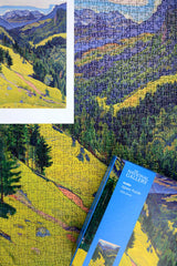 National Gallery Kien Valley with the Bluemlisalp Massif 1000 Piece Jigsaw Puzzle – Hodler Landscape