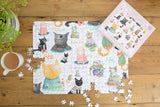 All Jigsaw Puzzles Feline Fine 500 Piece Jigsaw Puzzle – Cats in Jumpers by Catherine Redgate, 50 x 38cm