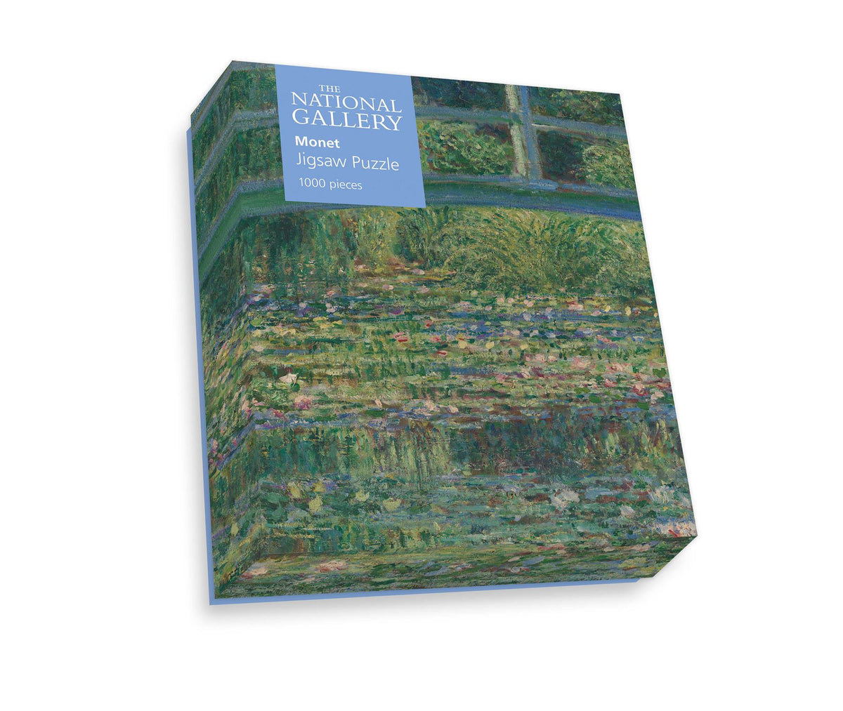 National Gallery The Water-Lily Pond 1000 Piece Jigsaw Puzzle – Claude Monet Art Puzzle, 66 x 50cm