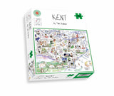 Tim Bulmer Kent 1000 Piece Jigsaw Puzzle – Funny County Map Puzzle, 66 x 50cm