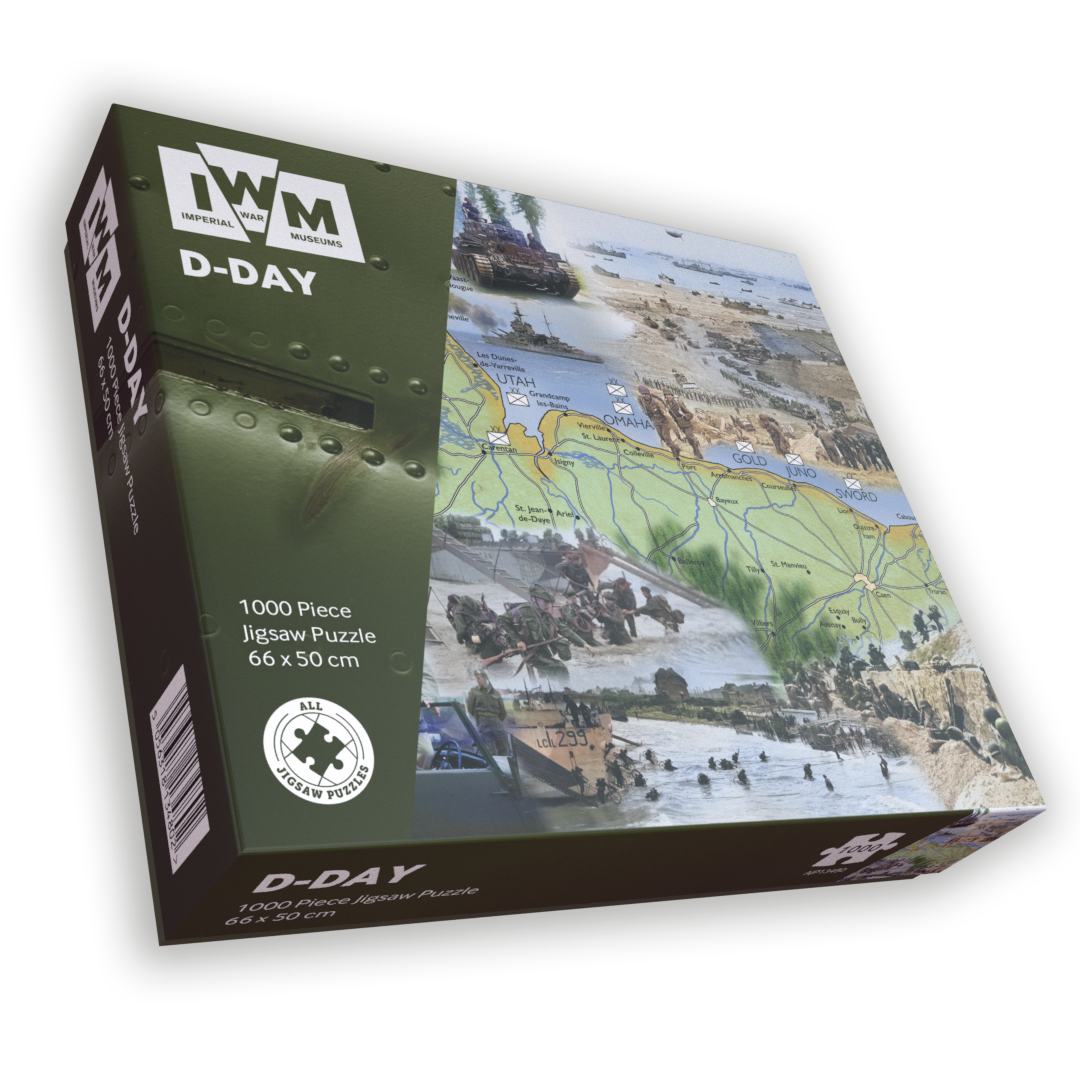 Imperial War Museums D-Day 80th Anniversary 1000 Piece Jigsaw Puzzle – WWII History Puzzle