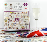 Tim Bulmer The Crown 1000 Piece Jigsaw Puzzle – Kings and Queens Royal History Puzzle