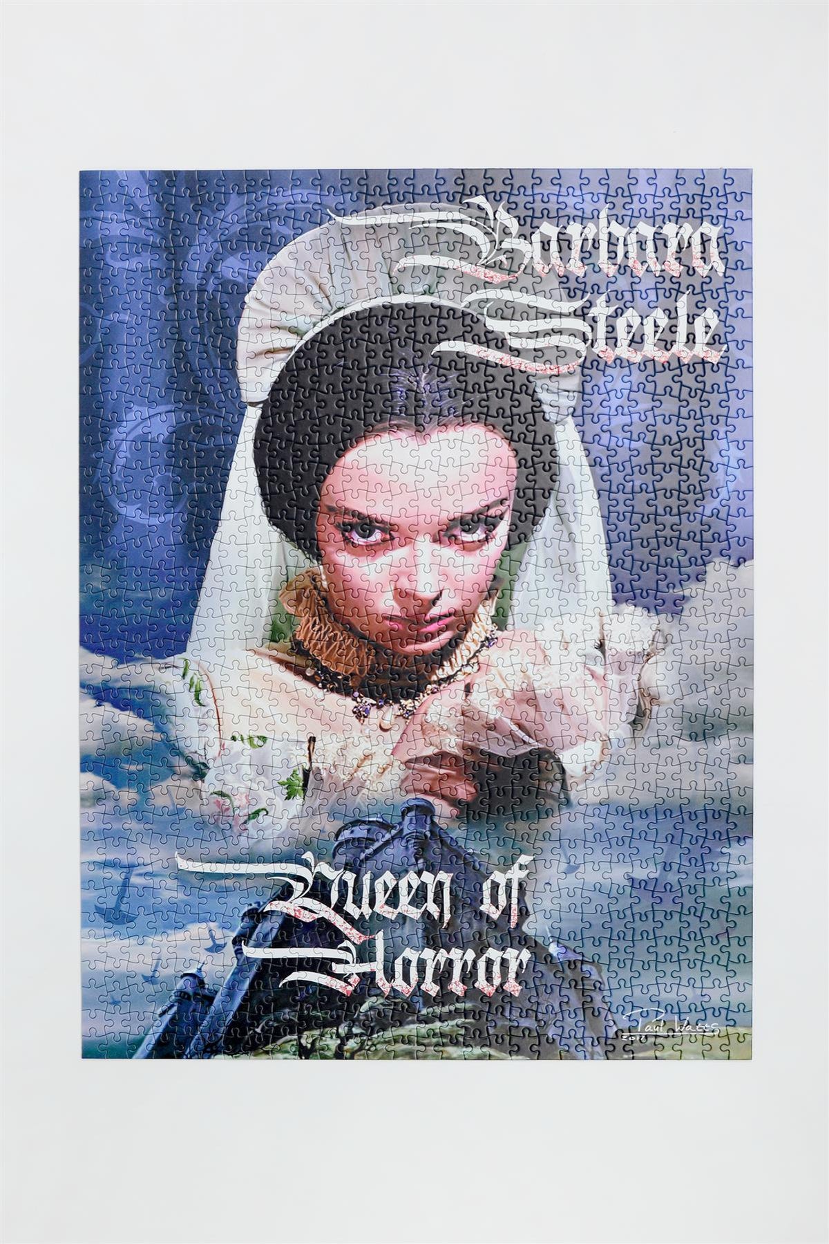 Horror Line Barbara Steele Queen of Horror 1000 Piece Jigsaw Puzzle – Classic Horror Film Puzzle