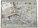 Tim Bulmer Dogs 1000 Piece Jigsaw Puzzle – Fun Dog Facts Puzzle for Dog Lovers, 66 x 50cm