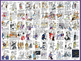 Tim Bulmer History 1000 Piece Jigsaw Puzzle – British History Timeline Puzzle, 66 x 50cm
