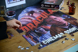 Horror Line Dracula 1000 Piece Jigsaw Puzzle – Classic Gothic Horror Vampire Puzzle, 66 x 50cm