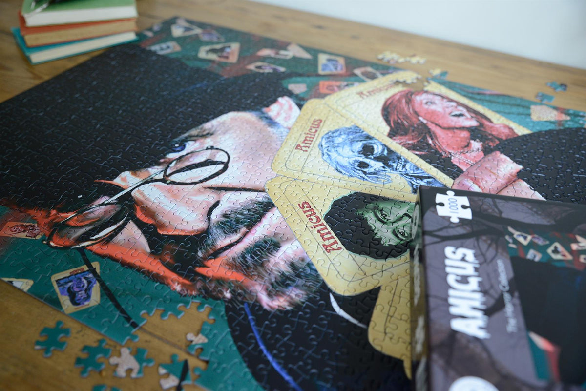 Horror Line Amicus Collection 1000 Piece Jigsaw Puzzle – British Horror Film Puzzle