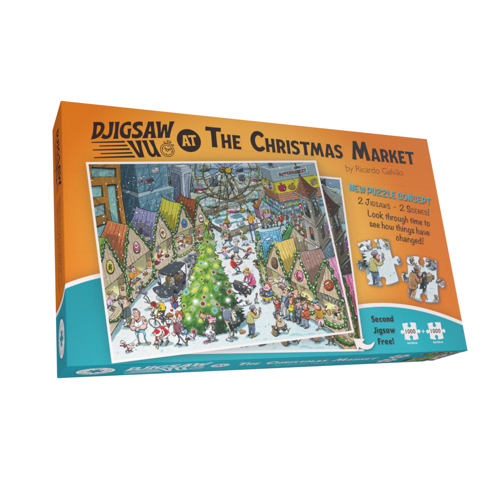 Djigsaw Vu Christmas market jigsaw puzzles