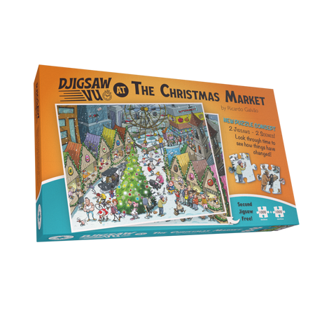 Djigsaw Vu Christmas market jigsaw puzzles