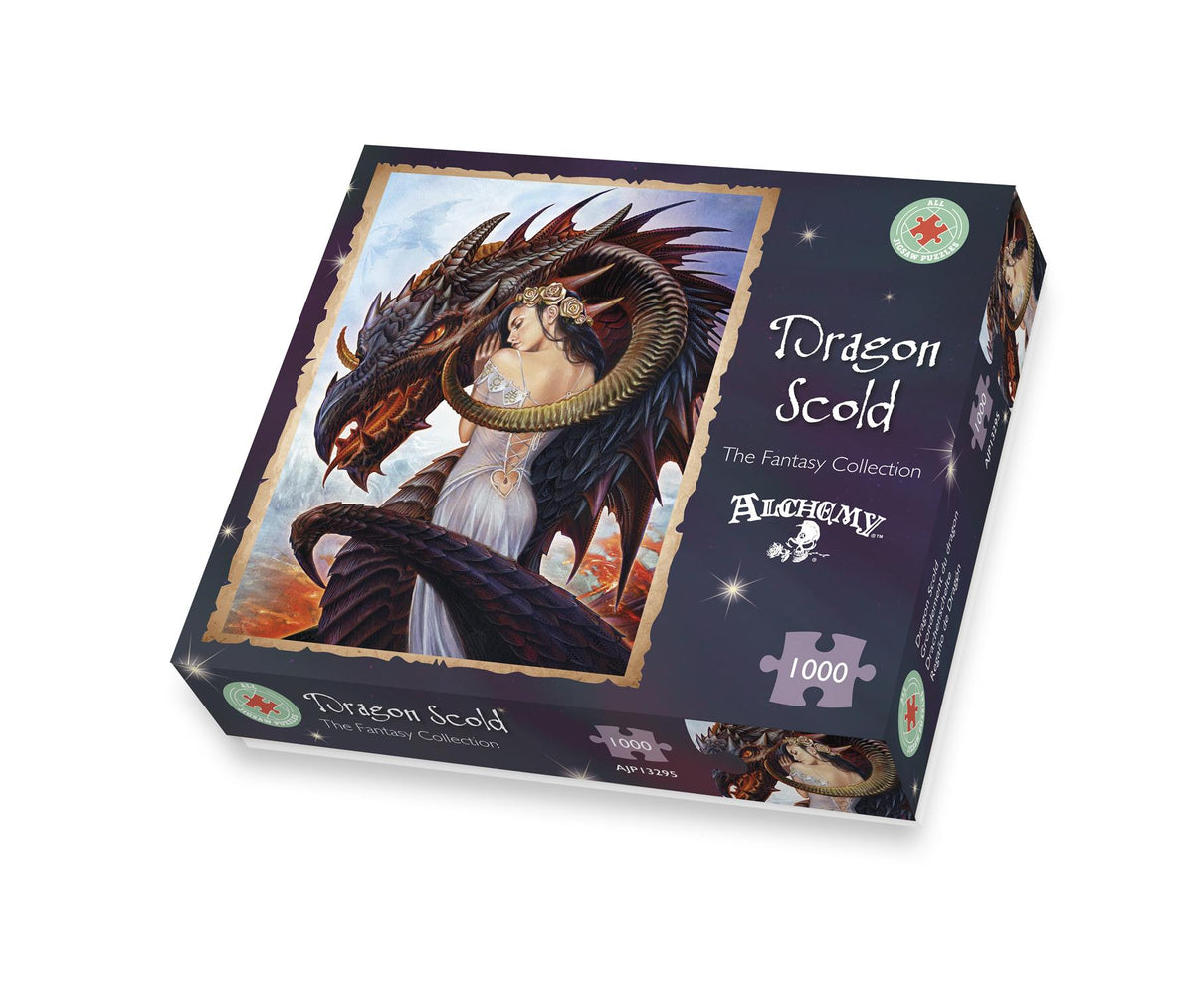 Alchemy Dragon Scold 1000 Piece Jigsaw Puzzle – Mystical Fantasy Dragon Artwork, 66 x 50cm
