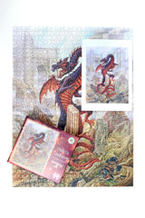 Alchemy Vindicta Pendragon 1000 Piece Jigsaw Puzzle – Mythical Dragon Fantasy Puzzle, 66 x 50 cm