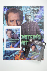 Horror Line Frankenstein's Monster 1000 Piece Jigsaw Puzzle – Classic Horror Movie Puzzle, 66 x 50cm