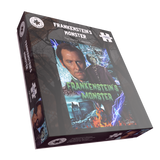 Horror Line Frankenstein's Monster 1000 Piece Jigsaw Puzzle – Classic Horror Movie Puzzle, 66 x 50cm