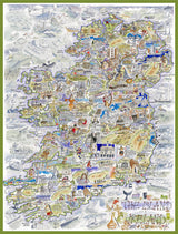 Tim Bulmer Ireland Map 1000 Piece Jigsaw Puzzle – Detailed Illustrated Map, 66 x 50cm