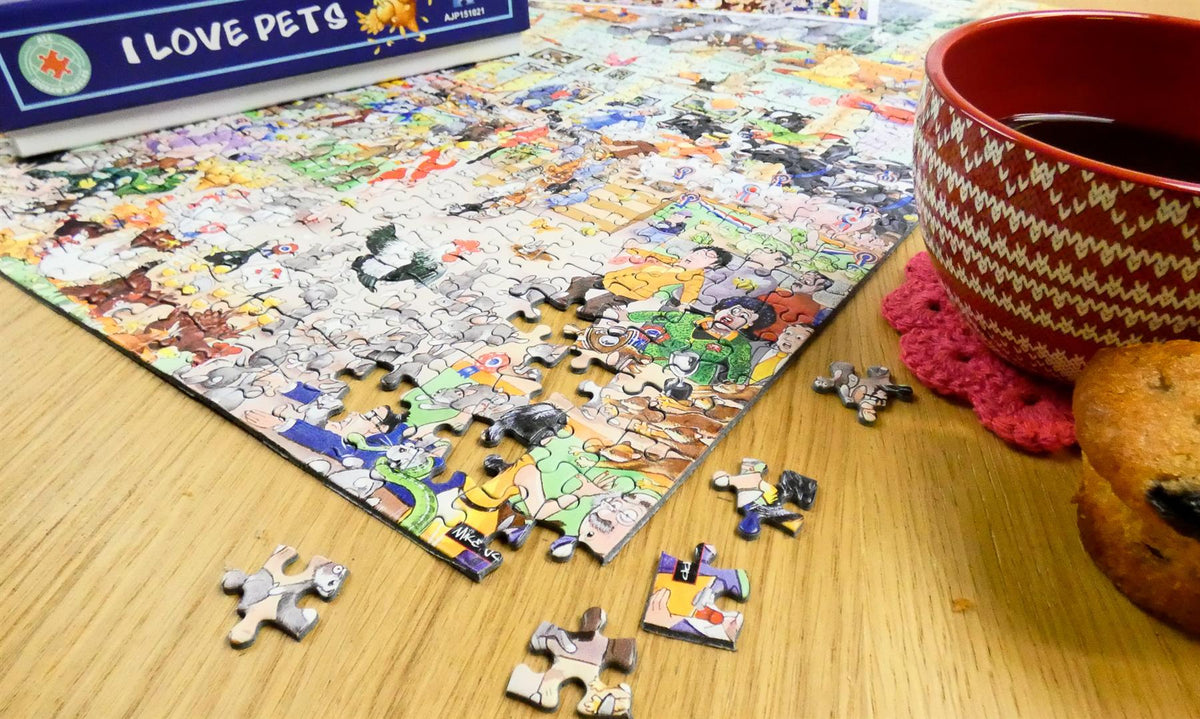 Mike Jupp I Love Pets 1000 Piece Jigsaw Puzzle – Funny Pet Show Scene