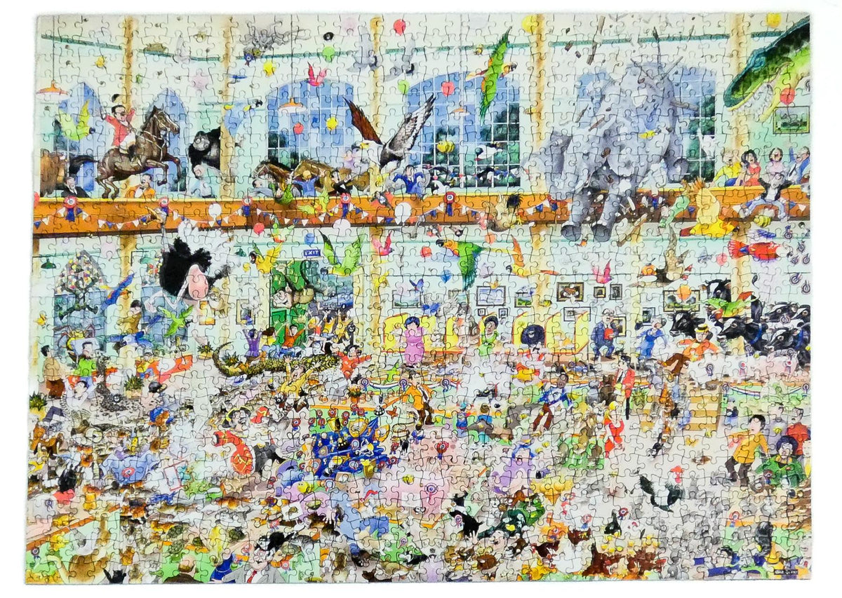 Mike Jupp I Love Pets 1000 Piece Jigsaw Puzzle – Funny Pet Show Scene