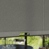 Outsunny 3x3m Light-Duty Canopy Tent with Steel Frame & Sun-Protective Fabric – Garden Shade, Grey
