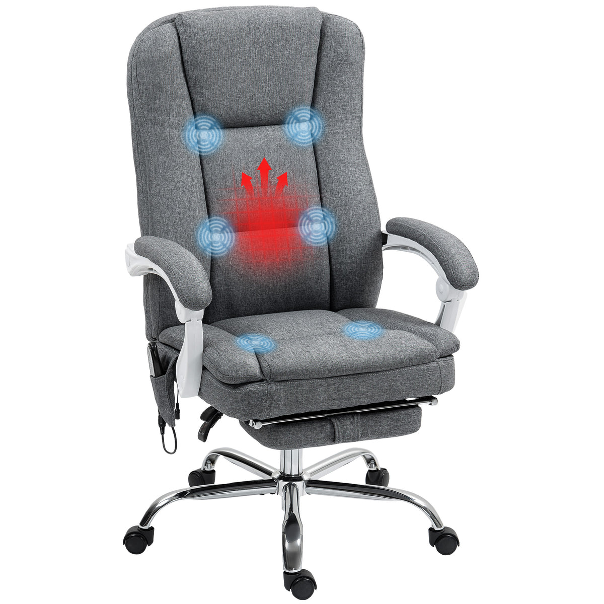 Comfort massage chair with heat