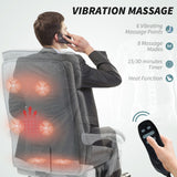 HOMCOM Comfort Massage Chair with Heat Function – Padded Home Relaxation Recliner