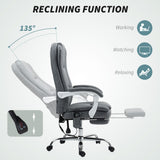 HOMCOM Comfort Massage Chair with Heat Function – Padded Home Relaxation Recliner