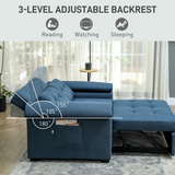 HOMCOM sofa bed dimensions diagram